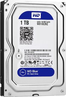 Жесткий диск WD Original SATA-III 1Tb WD10EZRZ Blue (5400rpm) 64Mb 3.5"