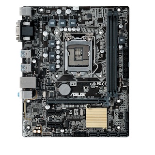 Материнская плата Asus B150M-K D3 LGA 1151 Intel B150 2xDDR3 mATX AC`97 8ch(7.1) GbLAN+VGA+DVI