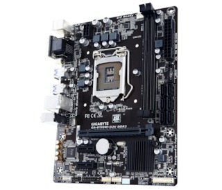 Материнская плата Gigabyte GA-B150M-D2V DDR3 LGA 1151 Intel B150 2xDDR3 mATX AC`97 8ch(7.1) GbLAN+VGA+DVI
