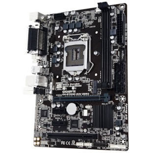 Материнская плата Gigabyte GA-B150M-D3V DDR3 LGA 1151 Intel B150 2xDDR3 mATX AC`97 8ch(7.1) GbLAN+VGA+DVI