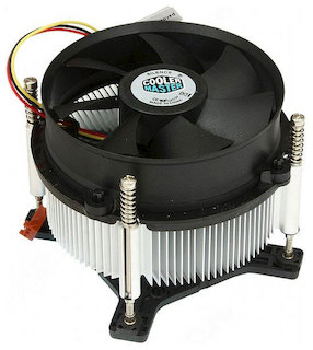 Вентилятор S1156 CP6-9HDSA-0L-GP COOLER MASTER CPU COOLER (CP6-9HDSA-0L-GP) Socket 1150/1155/1156 TDP 95-105W COOLER MASTER