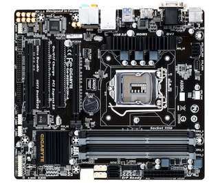 Материнская плата Gigabyte GA-B85M-D3H-A Soc-1150 Intel B85 4xDDR3 mATX AC`97 8ch(7.1) GbLAN+VGA+DVI+HDMI