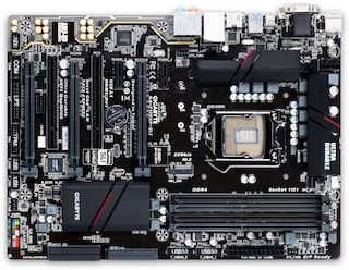 Материнская плата Gigabyte GA-Z170XP-SLI LGA 1151 Intel Z170 4xDDR4 ATX AC`97 8ch(7.1) GbLAN RAID RAID1 RAID5 RAID10+VGA+DVI+HDMI