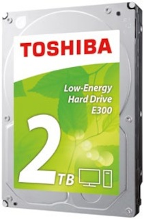 Жесткий диск Toshiba SATA-III 2Tb HDWA120UZSVA E300 Low-Energy (5700rpm) 64Mb 3.5"