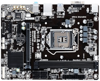 Материнская плата Gigabyte GA-H110M-S2 DDR3 Soc-1151 Intel H110 mATX AC`97 8ch(7.1) GbLAN+VGA