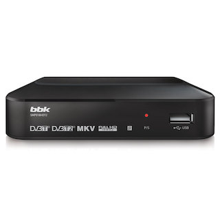 Ресивер DVB-T2 BBK SMP018HDT2 темно-серый