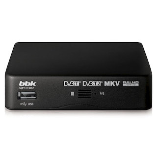 Ресивер DVB-T2 BBK SMP131HDT2 черный
