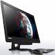Монитор Lenovo 23" Tiny in one черный TN LED 5ms 16:9 DVI матовая HAS Pivot 250cd 170гр/160гр 1920x1080 D-Sub DisplayPort FHD