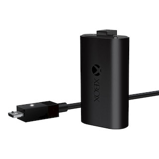 Зарядный комплект Microsoft Xbox One Play and Charge Kit (S3V-00008) черный Контроллер работает от аккумуляторов до 35 часов &#150; вы можете навсегда