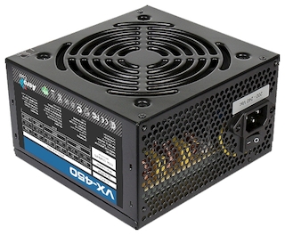 Блок питания Aerocool ATX 450W VX-450 (24+4+4pin) PPFC 120mm fan 2xSATA