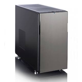 Корпус Fractal Design Define R5 Titanium черный/серебристый w/o PSU ATX 9x120mm 9x140mm 2xUSB2.0 2xUSB3.0 audio front door bott PSU