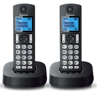 Р/Телефон Dect Panasonic KX-TGC322RU1 черный автооветчик