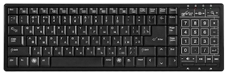 Беспроводная клавиатура DEFENDER TOUCHBOARD MT-525 RU BLACK 45525