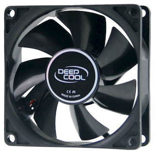Вентилятор Deepcool XFAN 80 V2 80x80x25 3pin+4pin (molex) 20dB 80g BULK