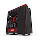 Корпус NZXT H442 Window черный/красный w/o PSU ATX 2x120mm 2x140mm 2xUSB2.0 2xUSB3.0 audio front door bott PSU
