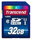 Флеш карта SDHC 32Gb Class10 Transcend TS32GSDU1 w/o adapter