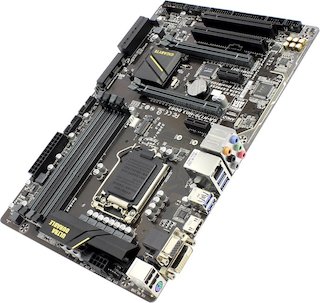 Материнская плата Gigabyte GA-H170-D3H Soc-1151 Intel H170 4xDDR4 ATX AC`97 8ch(7.1) GbLAN RAID RAID1 RAID5 RAID10+VGA+DVI+HDMI