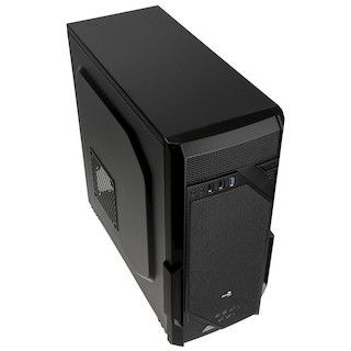 Корпус Aerocool VS-1 черный w/o PSU ATX 2xUSB3.0 audio bott PSU