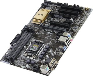 Материнская плата Asus B150-PLUS Soc-1151 Intel B150 4xDDR4 ATX AC`97 8ch(7.1) GbLAN+VGA+DVI