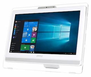 Моноблок MSI Pro 22ET 4BW-009RU 21.5" Full HD Touch P N3700 (1.8)/4Gb/500Gb/DVDRW/Windows 10 Single Language/2xGbitEth/WiFi/Cam/белый 1920x1080
