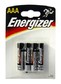 Батарея Energizer LR03-4BL Base AAA 4шт (629738)