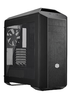 Корпус COOLER MASTER MIDITOWER ATX W/O PSU MCY-005P-KWN00 MasterCase Pro 5 ATX W/O PSU (MCY-005P-KWN00), черный