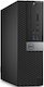 ПК Dell Optiplex 5040 SFF i5 6500 (3.2)/4Gb/500Gb 7.2k/HDG530/DVDRW/Windows 7 Professional 64 +W10Pro/клавиатура/мышь/черный/серебристый