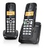 Р/Телефон Dect Gigaset A220 Duo черный (труб. в компл.:2шт) АОН