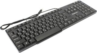 Проводная клавиатура DEFENDER USB ACCENT SB-930 RUS BLACK, черный,компактная