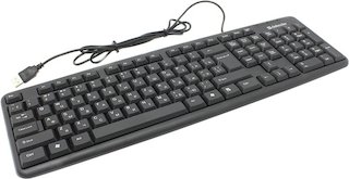 Клавиатура DEFENDER USB ELEMENT HB-520 RU, черный,полноразмерная