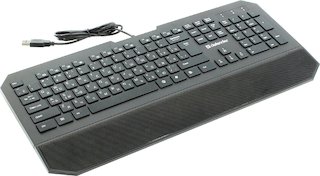 Клавиатура DEFENDER USB OSCAR SM-600 PRO RU BLACK черный,полноразмерная
