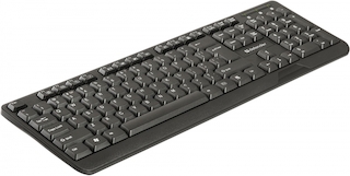 Клавиатура USB DEFENDER OFFICEMATE HM-710 RU ,черный,полноразмерная