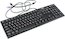 Клавиатура SVEN STANDARD 304 USB+HUB RUS BLACK
