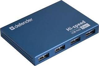 Концентратор USB2 DEFENDER 7PORT SEPTIMA SLIM 83505