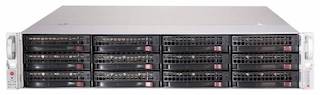 Корпус SuperMicro CSE-826BE2C-R741JBOD 2x740W черный