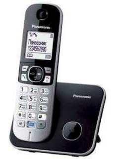 Р/Телефон Dect Panasonic KX-TG6811RUB черный АОН