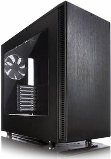 Корпус Fractal Design Define S Window черный/черный без БП ATX 9x120mm 9x140mm 1x180mm 2xUSB3.0 audio bott PSU