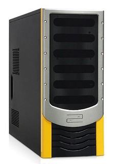 Корпус Foxconn TSAA-142(A) black/silver 500W ATX USB audio mic fan AirDuct
