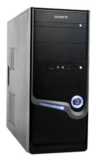 Корпус Gigabyte GZ-A1B black w/o PSU ATX 2*USB FAN AUDIO Air Duct
