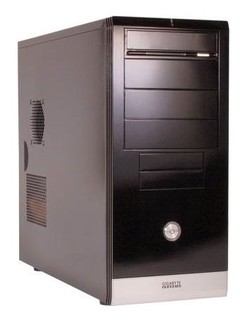 Корпус Gigabyte GZ-KX1B black w/o PSU ATX 2*USB AUDIO Air Duct