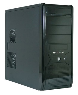Корпус Gigabyte GZ-KXAB black w/o PSU ATX 2*USB AUDIO Air Duct