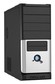 Корпус LinkWorld 316-15 black/silver C2228 w/o PSU ATX USB Audio AirDuct