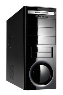 Корпус LinkWorld 316-21 black C2121 w/o PSU ATX USB AirDuct