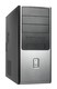 Корпус LinkWorld 323-29 black/silver C2235 w/o PSU ATX USB Audio Fan AirDuct