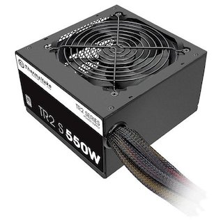 Блок питания Thermaltake ATX 550W TR2 S TRS-550AH2NK 80+ (24+4+4pin) APFC 120mm fan 5xSATA RTL