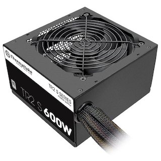 Блок питания Thermaltake ATX 600W TR2 S TRS-600AH2NK 80+ (24+4+4pin) APFC 120mm fan 5xSATA RTL