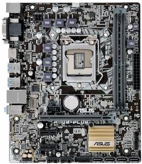 Материнская плата Asus H110M-PLUS Soc-1151 Intel H110 2xDDR4 mATX AC`97 8ch(7.1) GbLAN+VGA+DVI+HDMI