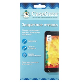 Защитное стекло CaseGuru для Sony Xperia X Black 0,33мм