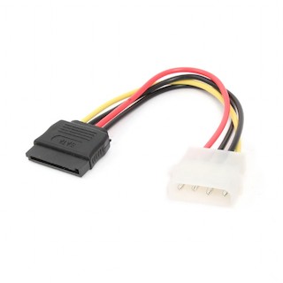 Кабель питания SATA Gembird/Cablexpert CC-SATA-PS, 15см, molex 4pin/sata 15pin, пакет