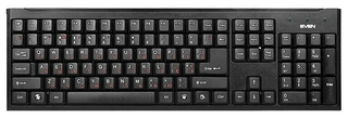 Клавиатура Sven Standard 303 Power черный USB+PS/2